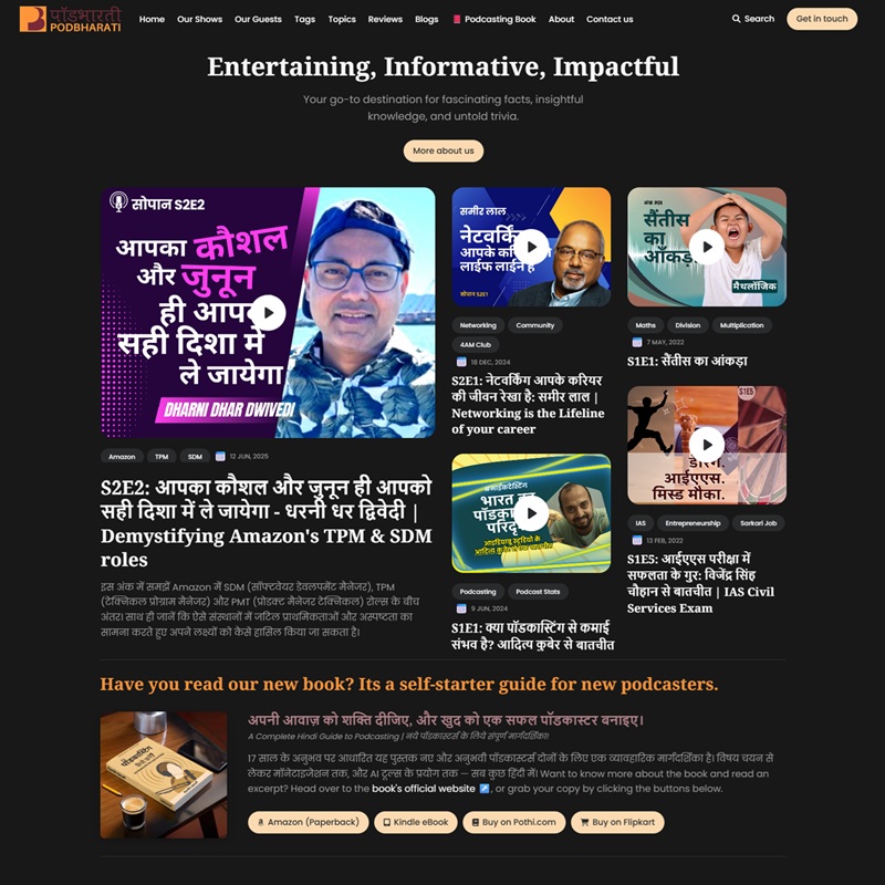 Podbharati: India's First Hindi Podzine