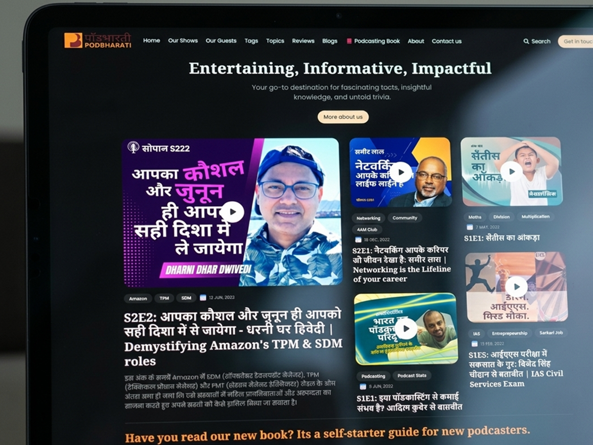 Podbharati: India's First Hindi Podzine